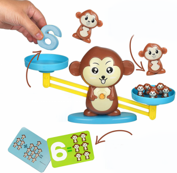 Vzdelávacia opička - Opičia váha s číslami